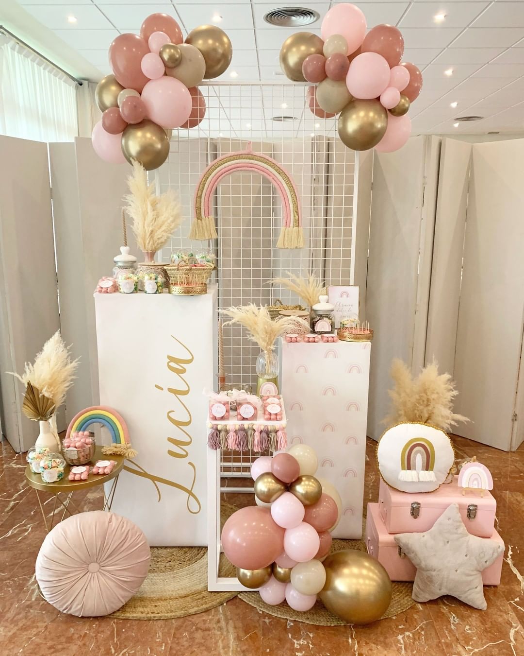 Bronceado patrocinado Mordrin Decoraciones con globos sencillas que hacen vuestras mesas dulces más  especiales… | eLeyCe Eventos | Valencia